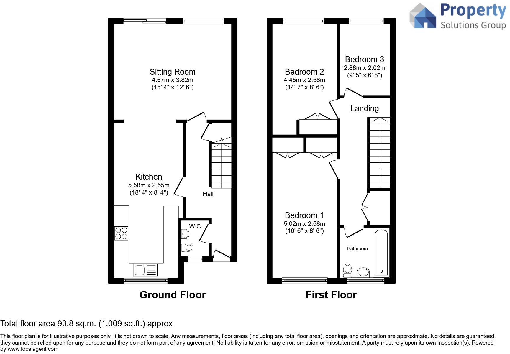 Sidney Close, Royal Tunbridge Wells, Kent floorplan