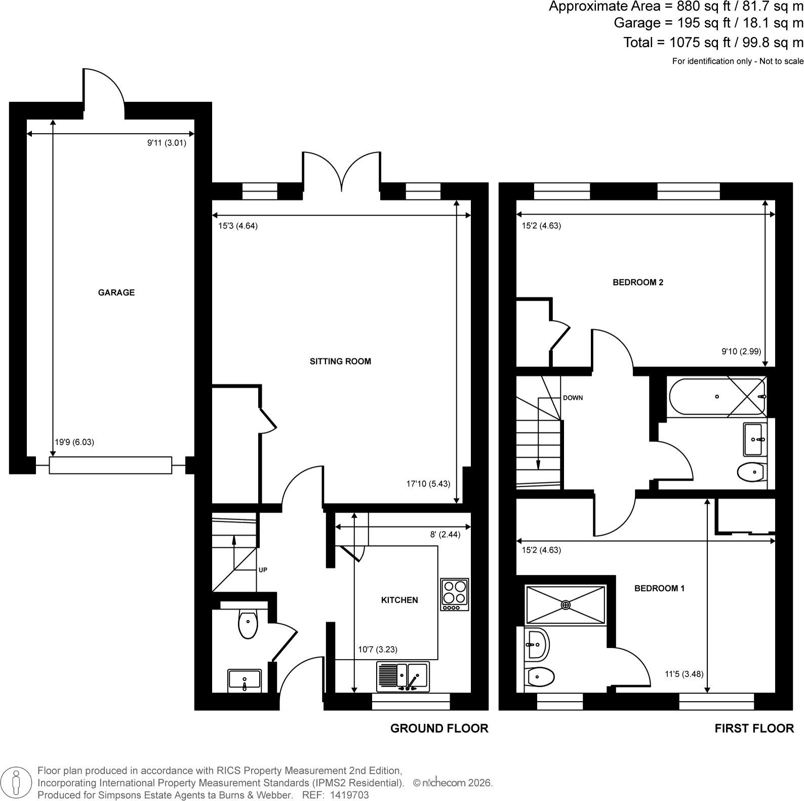 Marjoram Avenue, Cranleigh, GU6 floorplan