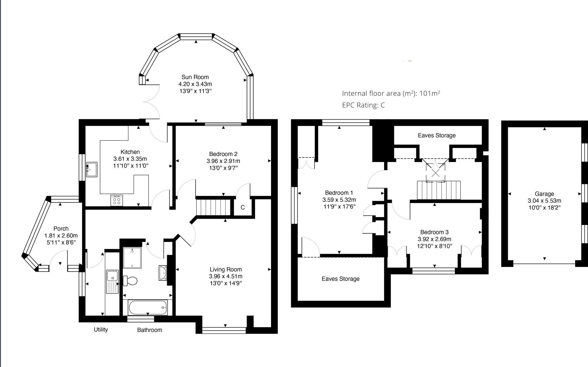 3 Hillpark Avenue, Blackhall, Edinburgh, EH4 7AT floorplan