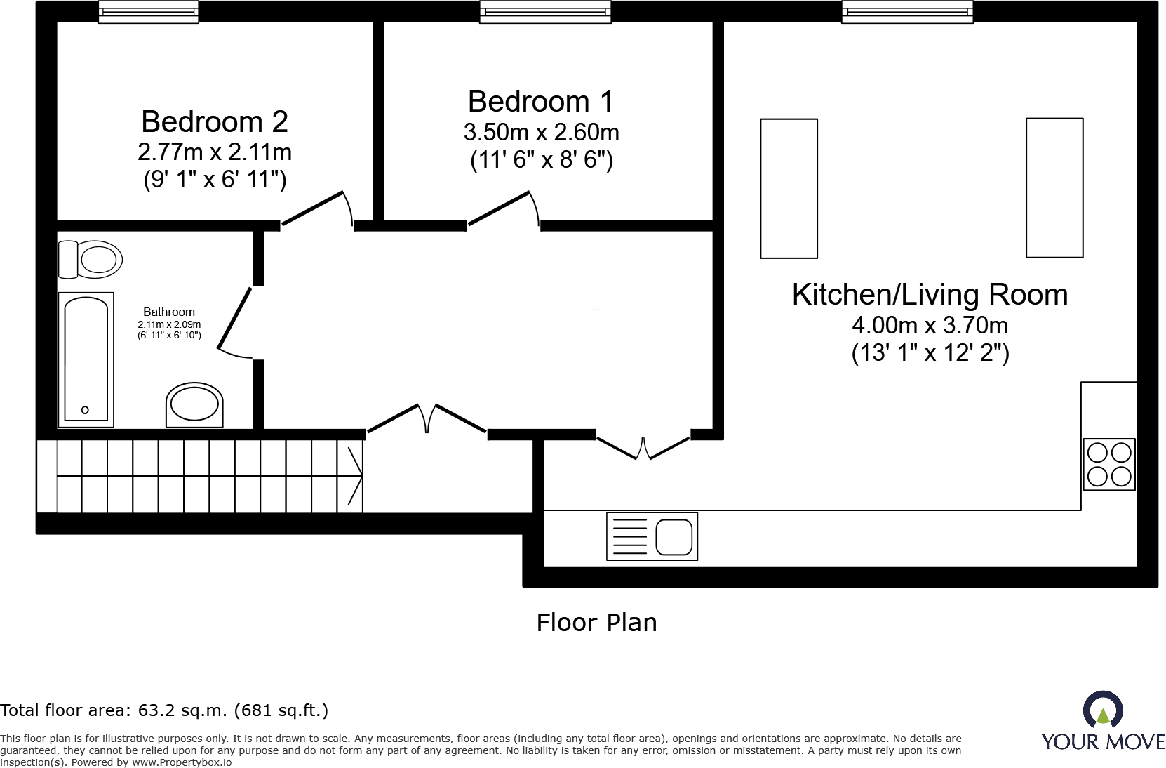 Bishop Street, Leicester, Leicestershire, LE1 floorplan