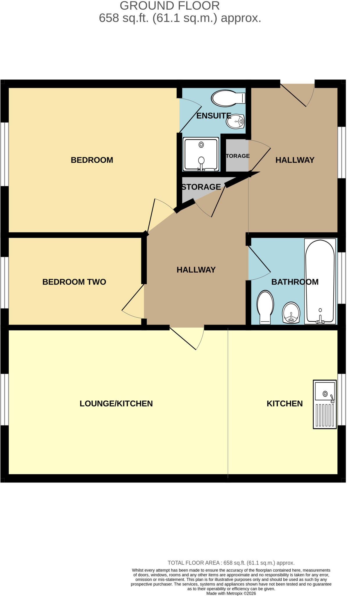 Old Wood Close, Gillibrand, Chorley floorplan