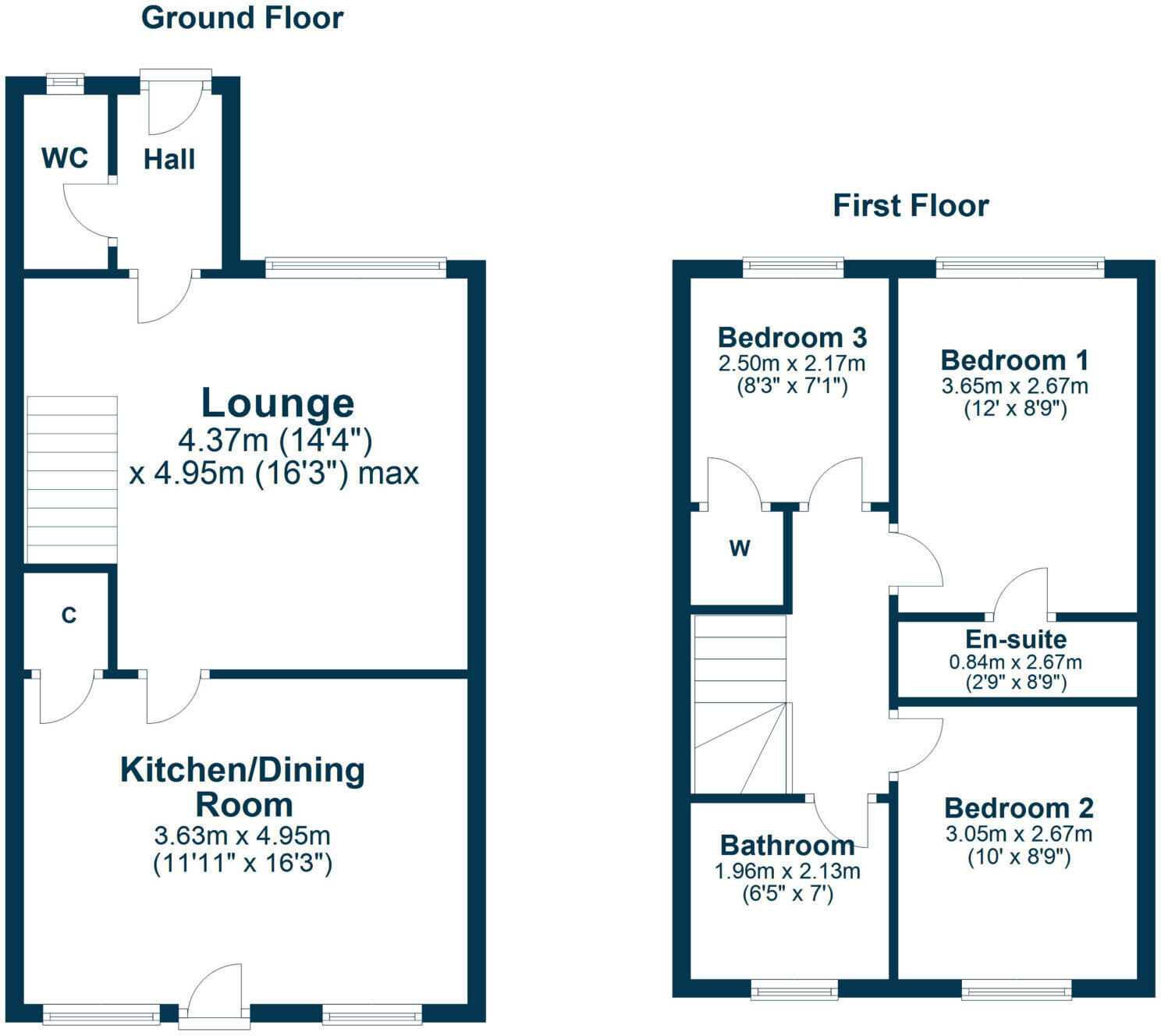3 McTaggart View, Dalrymple, KA6 6QH floorplan