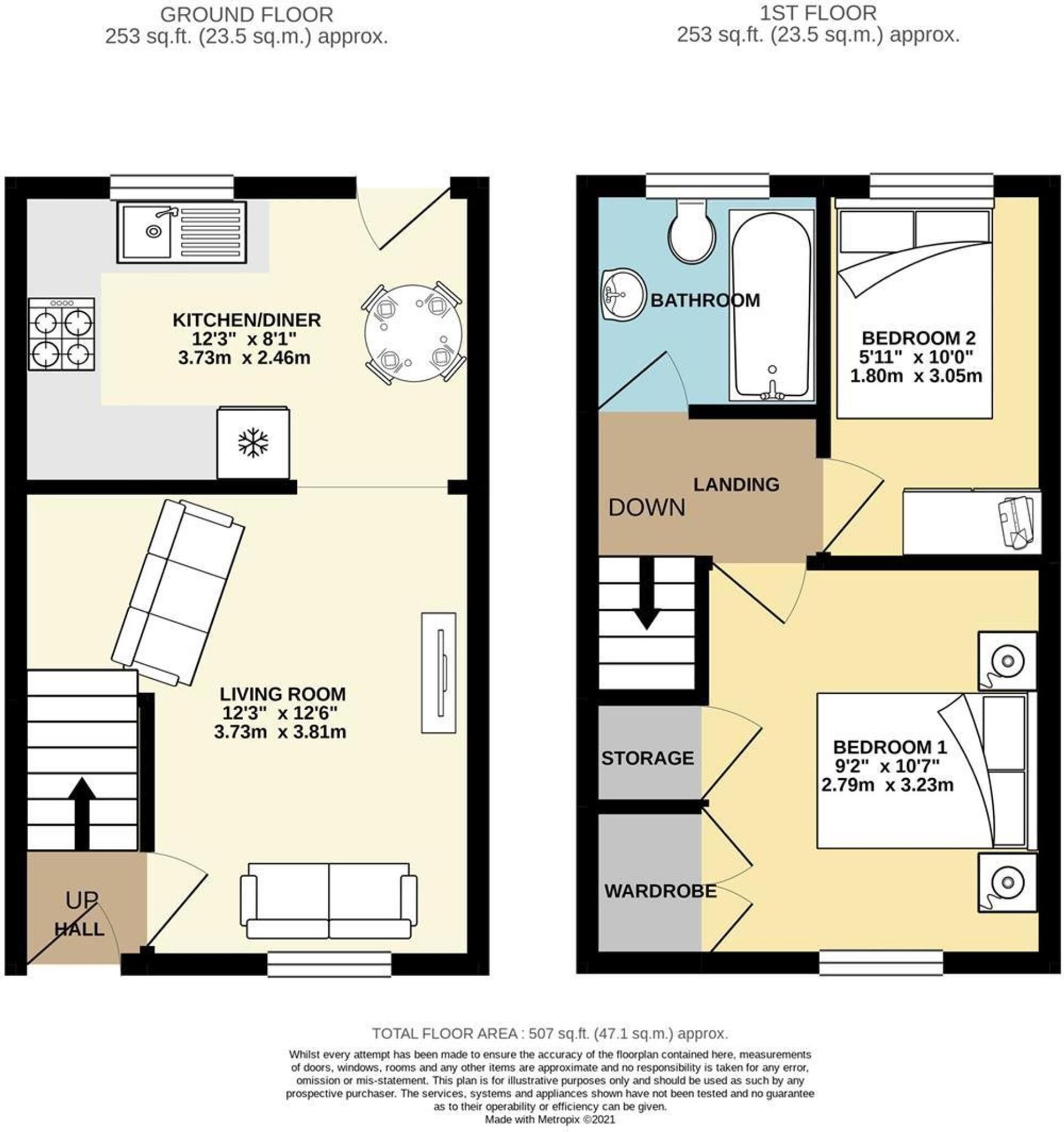 Heron Drive, Lenton, NG7 floorplan