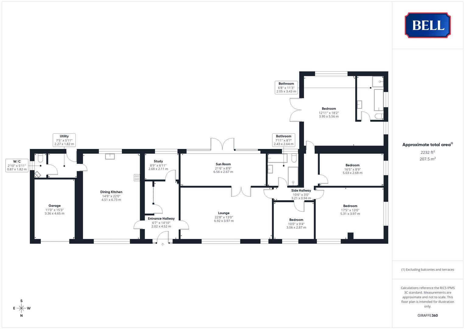 Dromana, Chapel Lane, Hemingby, Horncastle floorplan
