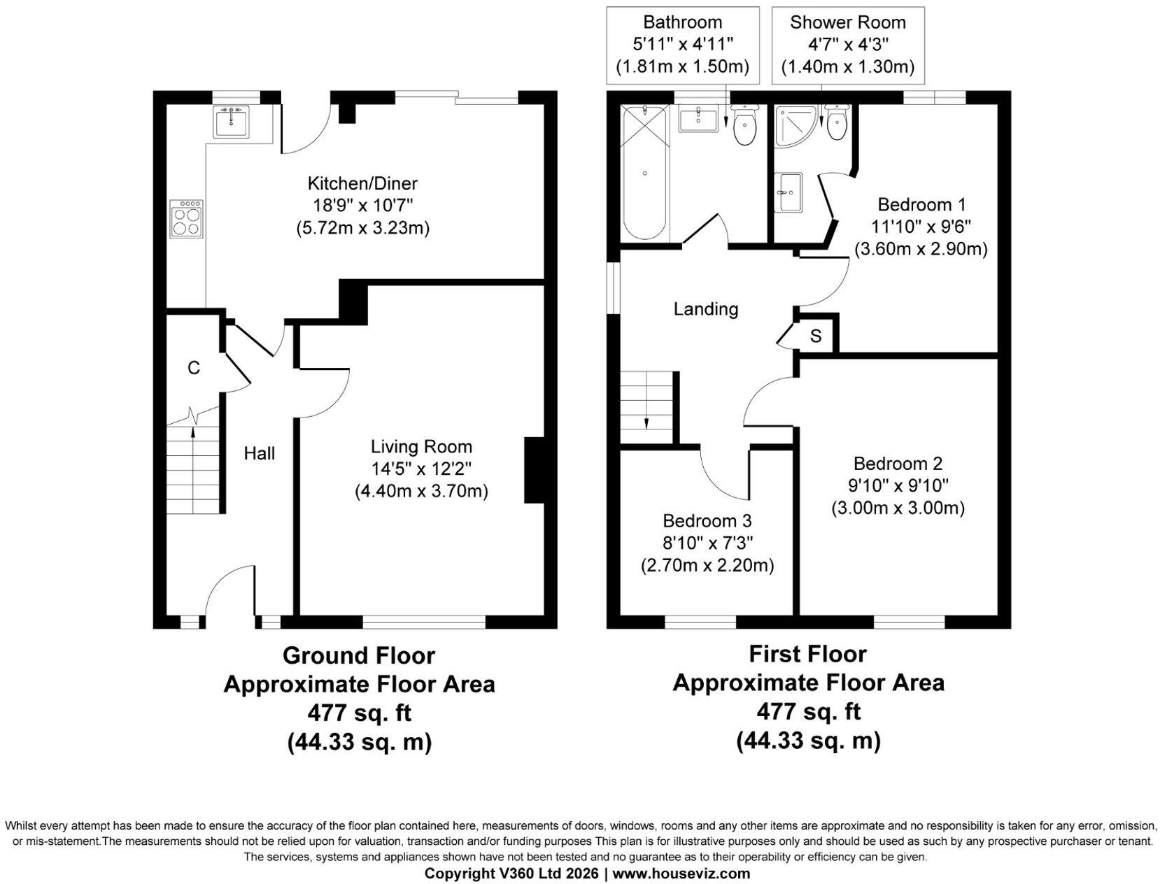 Duffryn Close, Buckley, CH7 floorplan