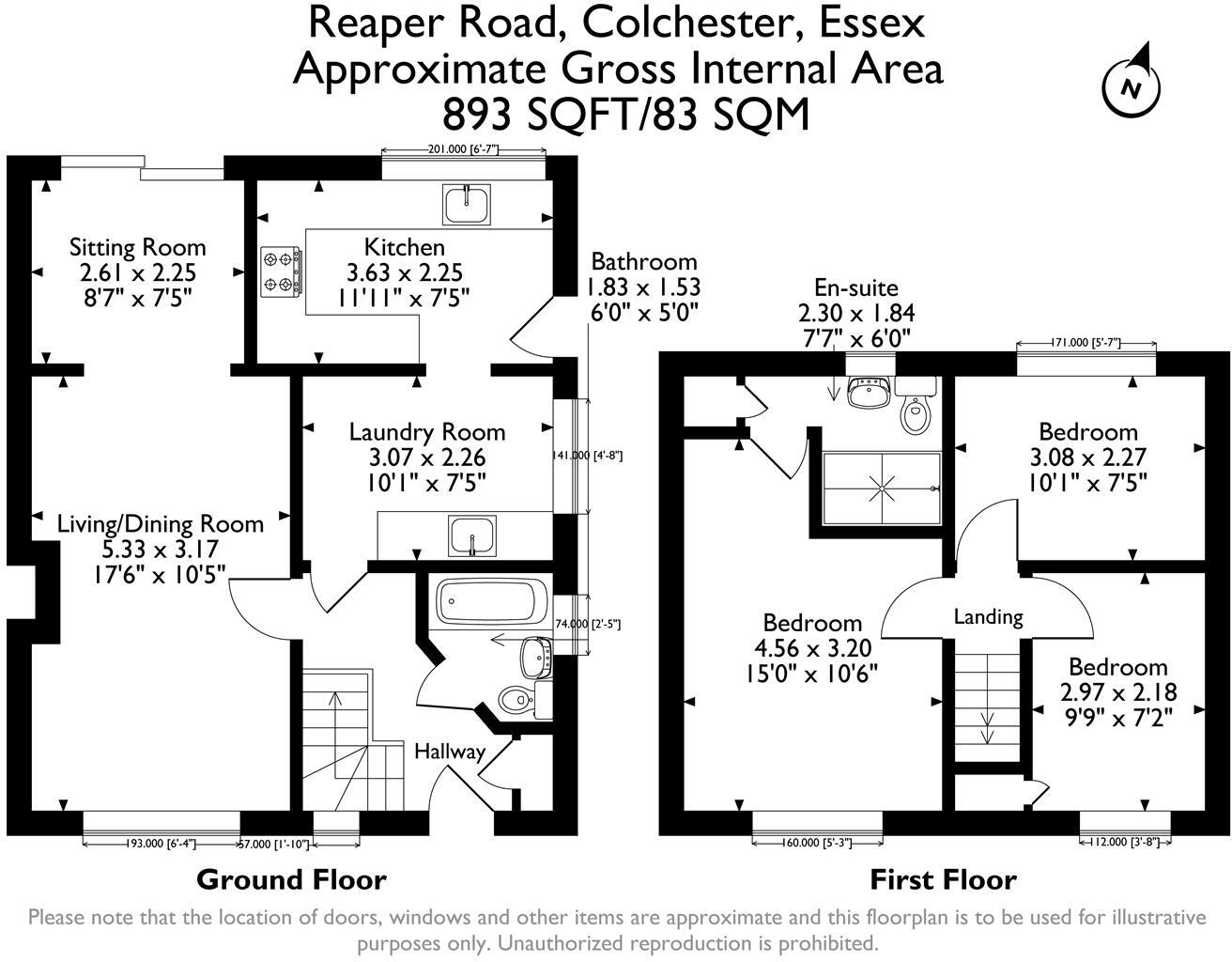 Reaper Road, Colchester floorplan