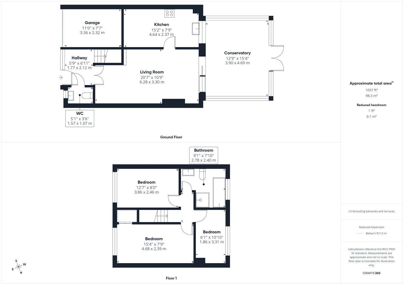 Brinsons Close, Burton, Christchurch, Dorset, BH23 floorplan