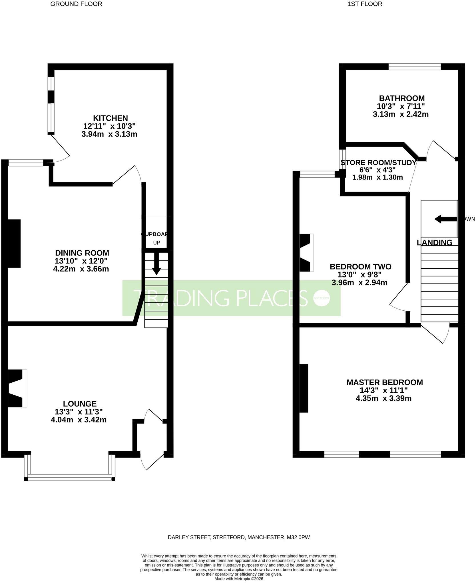 Darley Street, Stretford, M32 floorplan