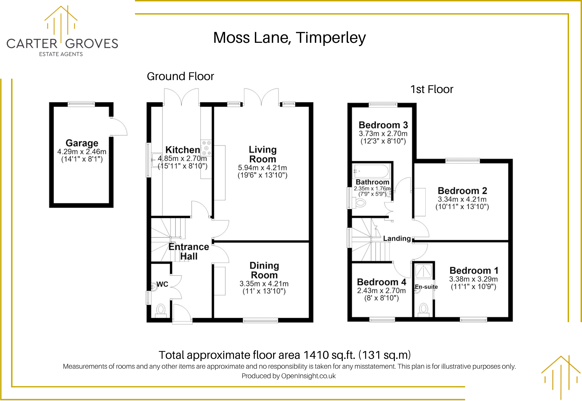 Moss Lane, Timperley, Altrincham, Greater Manchester, WA15 floorplan