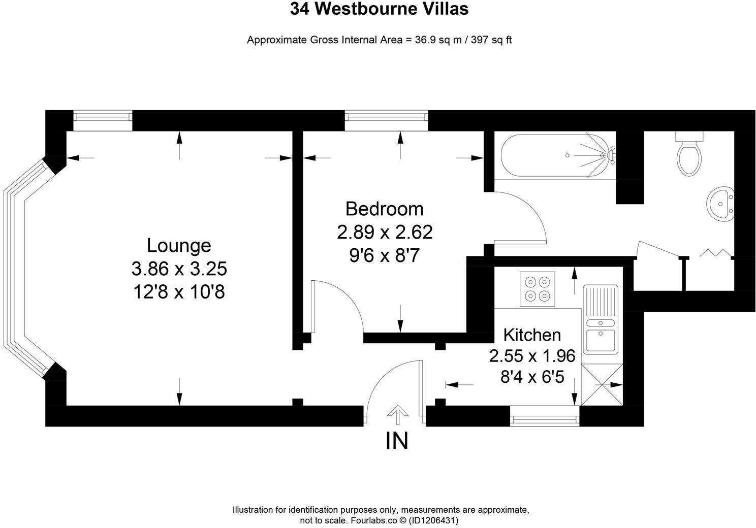 Westbourne Villas, Hove floorplan
