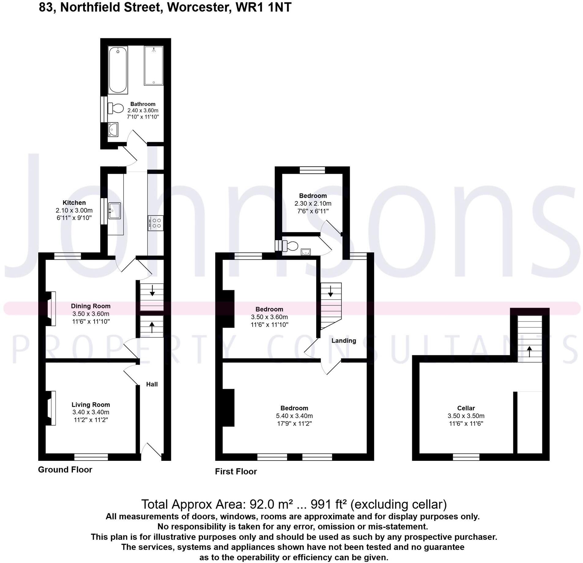 Northfield Street, Worcester, WR1 floorplan