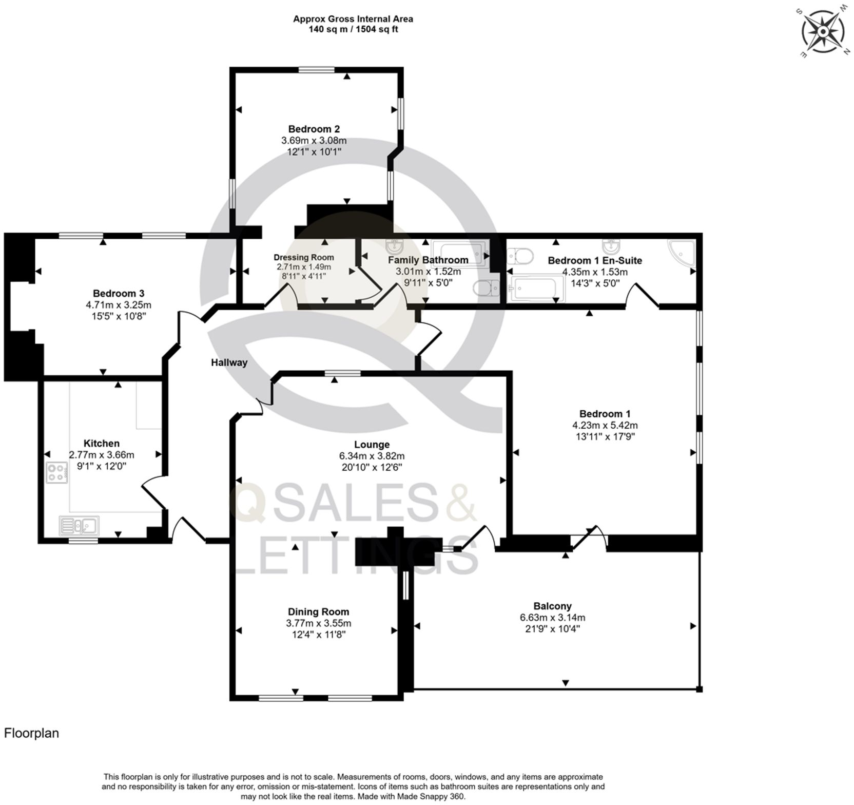 Poole Road, Westbourne, BH4 floorplan