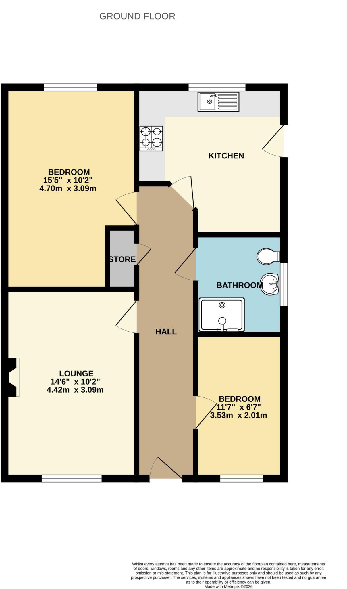 Austin Close, Westvale floorplan