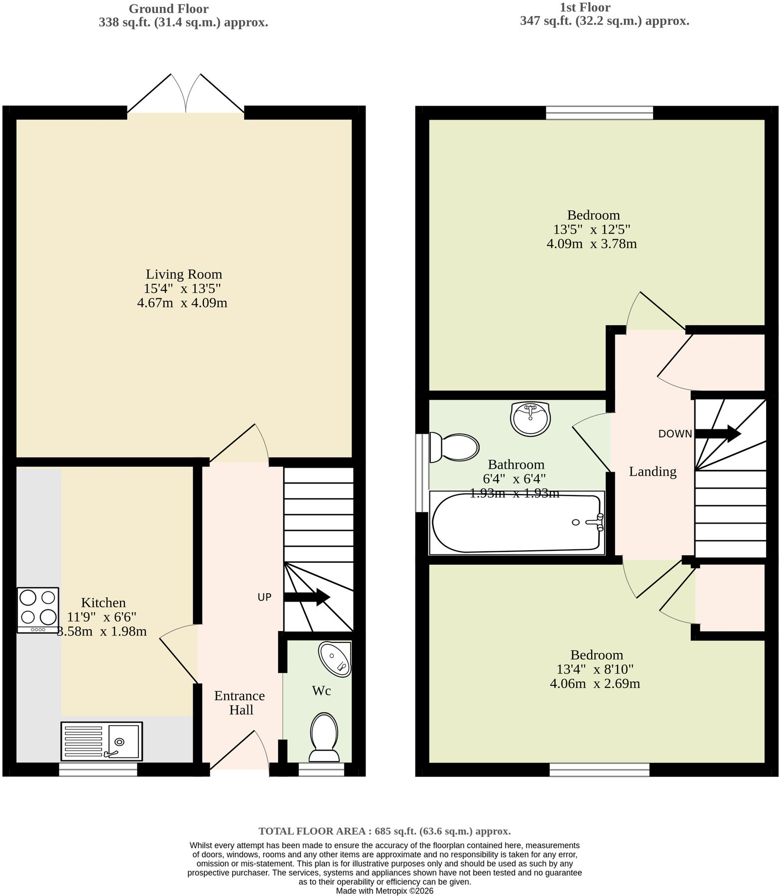 Bullfinch Drive, Harleston floorplan