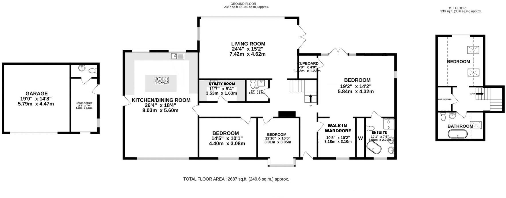 Luton Lane, Redbourn, St. Albans, Hertfordshire, AL3 floorplan