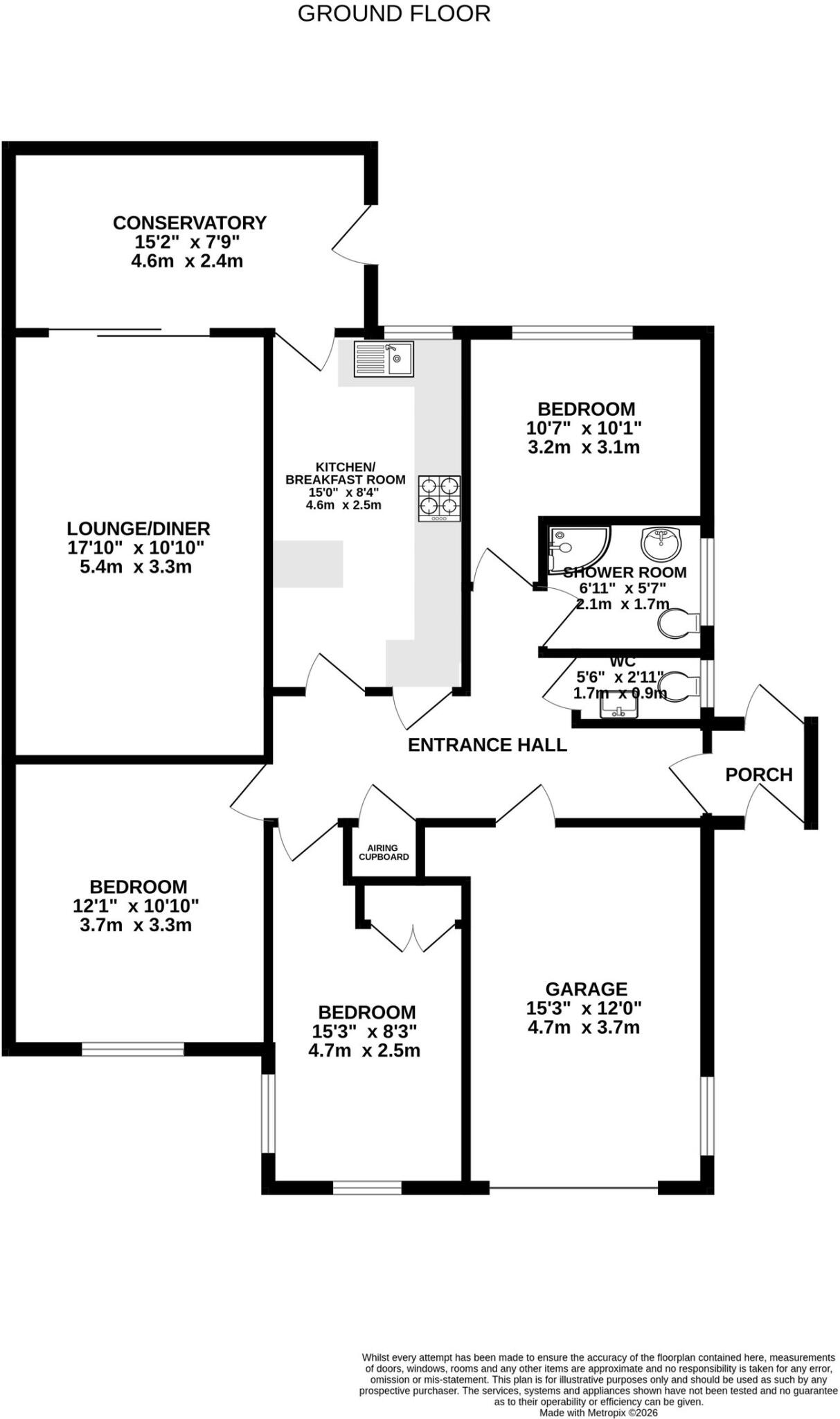 Rose Tree Paddock, Berrow, Burnham-on-sea, TA8 2JP floorplan