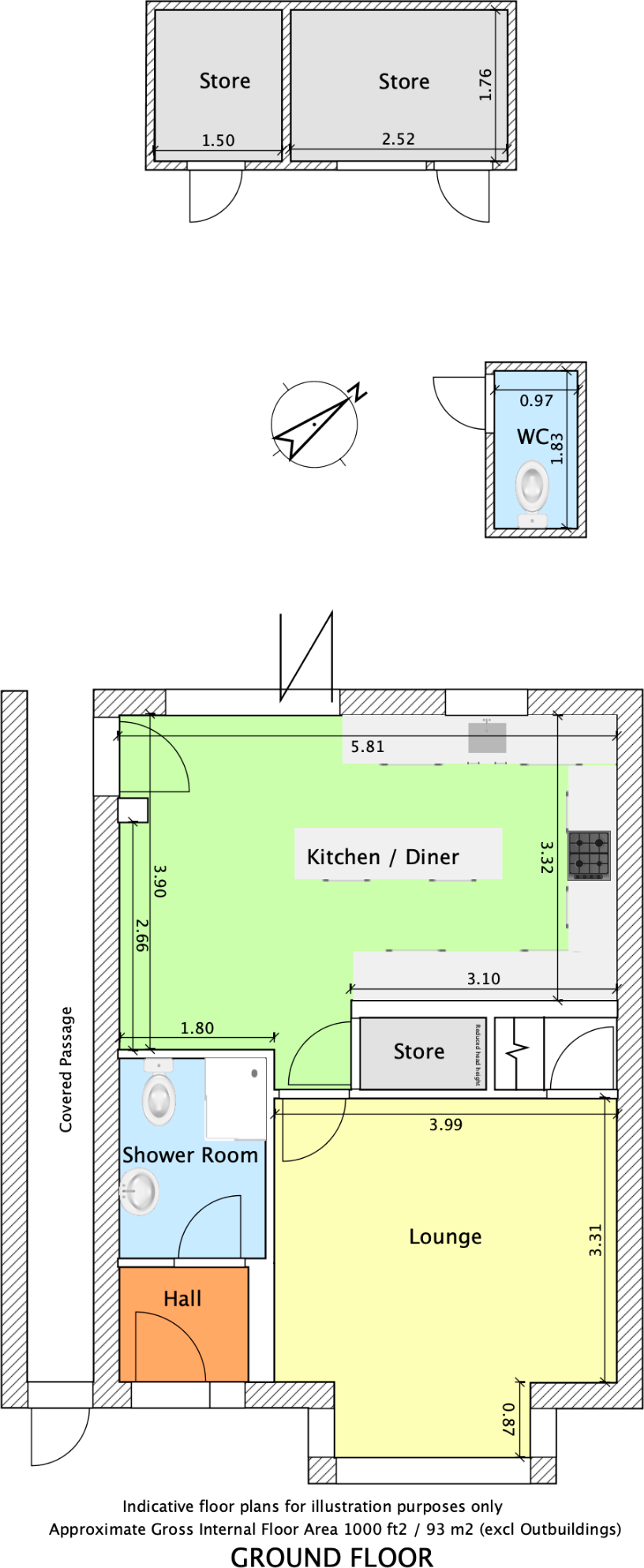 Main Street, Tiddington, Stratford-Upon-Avon, Warwickshire, CV37 floorplan