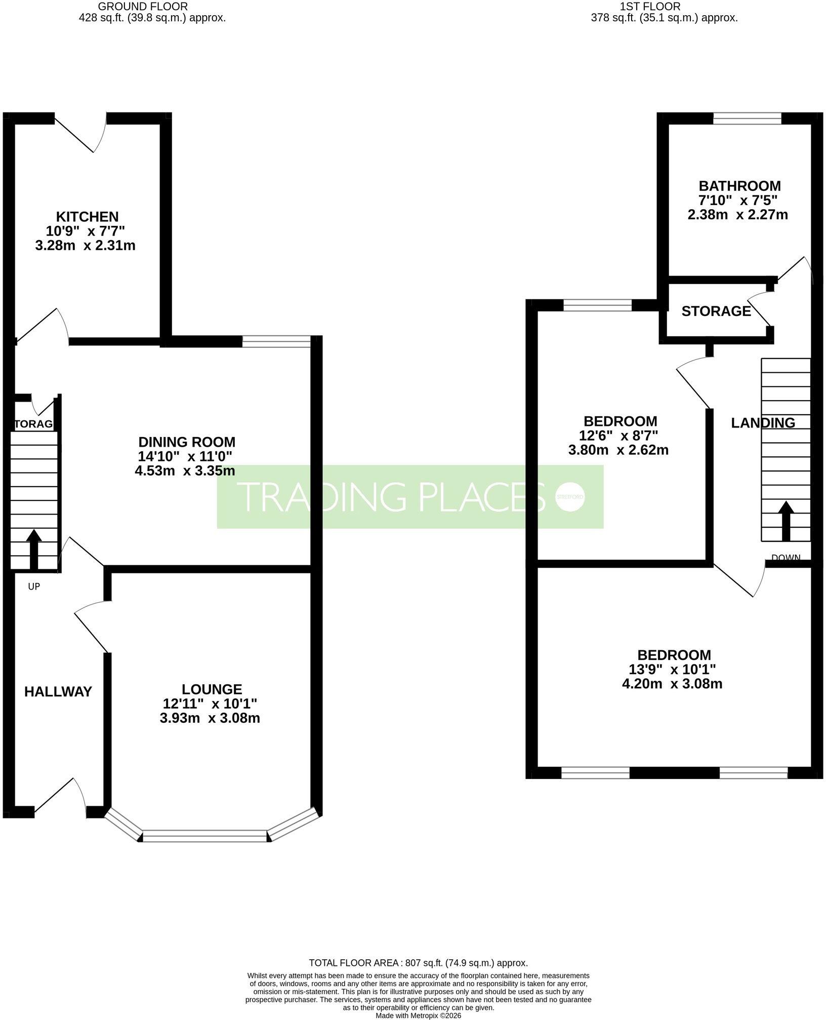 Stanway Street, Stretford, M32 floorplan
