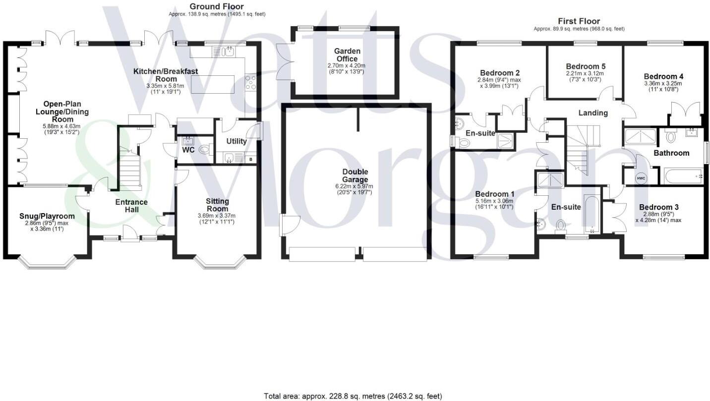 4 Cae Pella, Cowbridge, Vale of Glamorgan, CF71 7FN floorplan