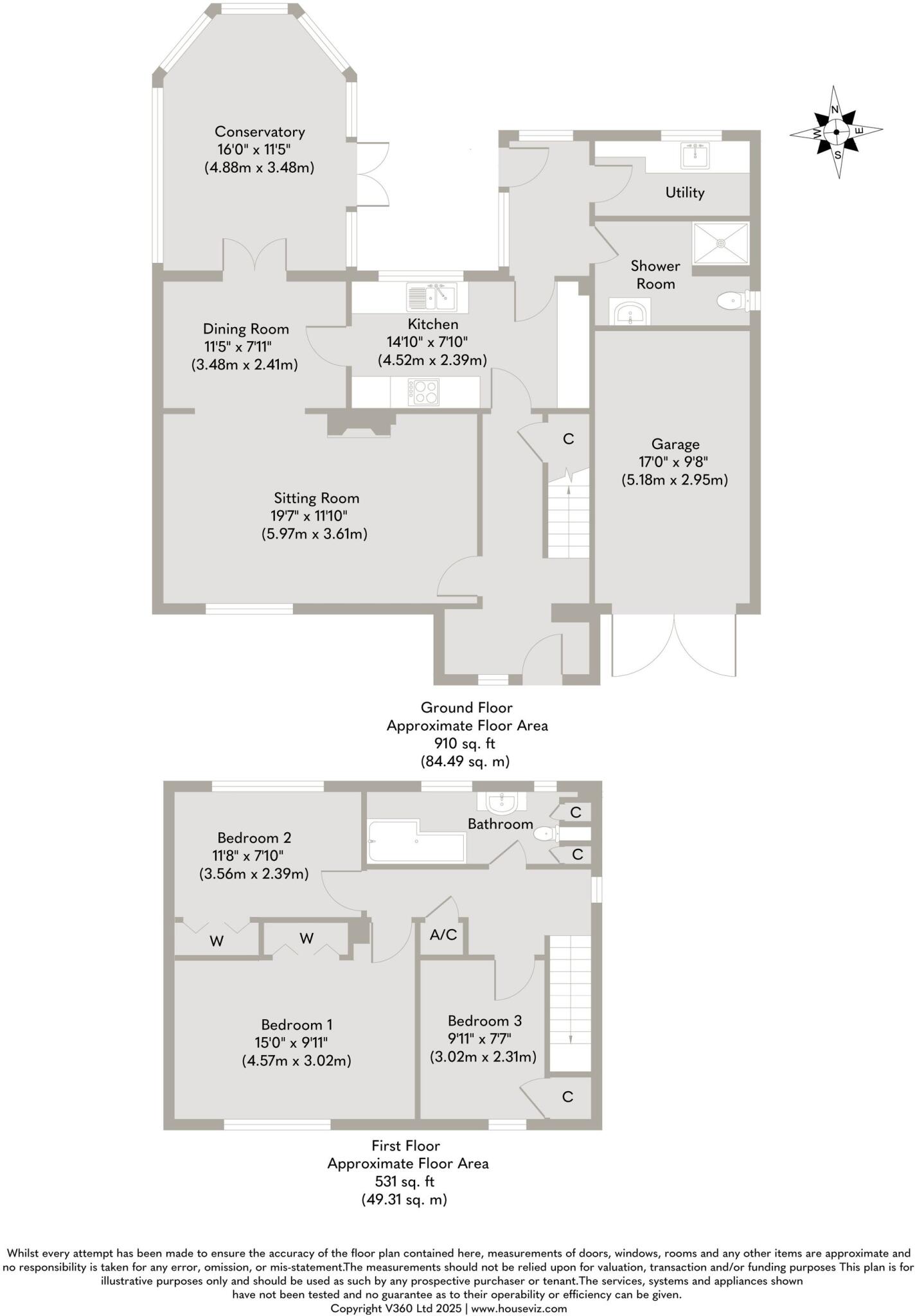 Detached Family Home in Erpingham with Spacious Living and a Large Private Garden floorplan