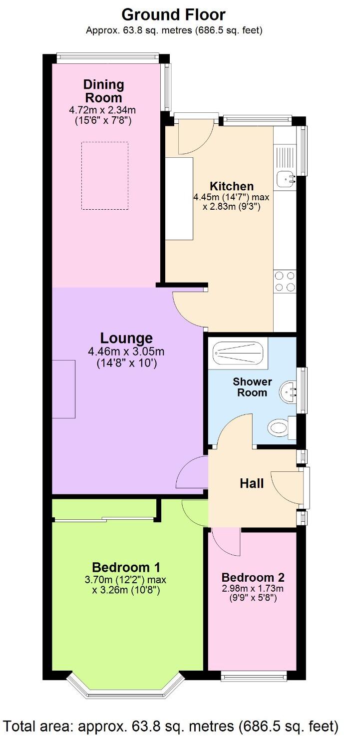 Downs Park Avenue, Totton, Southampton SO40 9GX floorplan