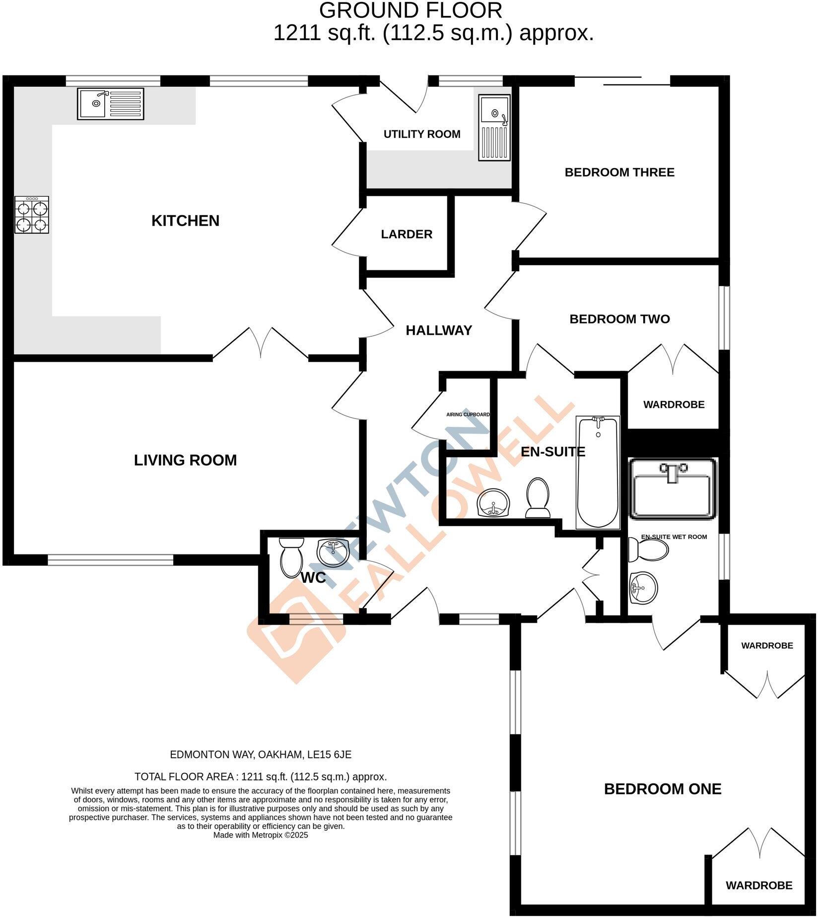 Edmonton Way, Oakham, LE15 floorplan