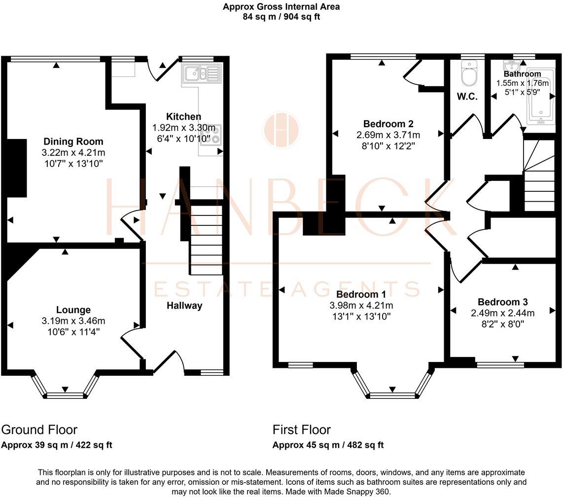 Ellerburn Avenue, Hull floorplan