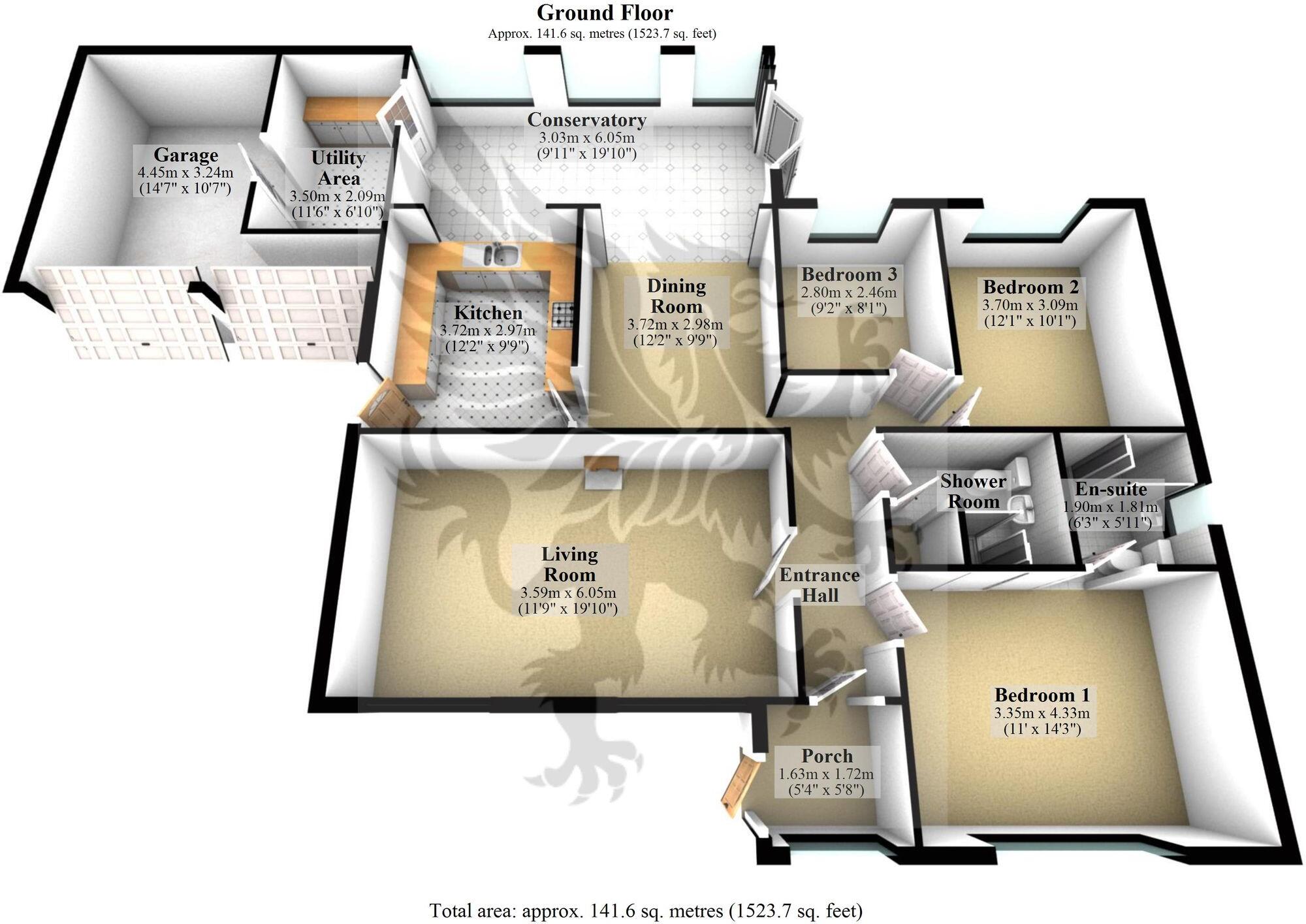 Aubrey Rise, Malmesbury, SN16 floorplan