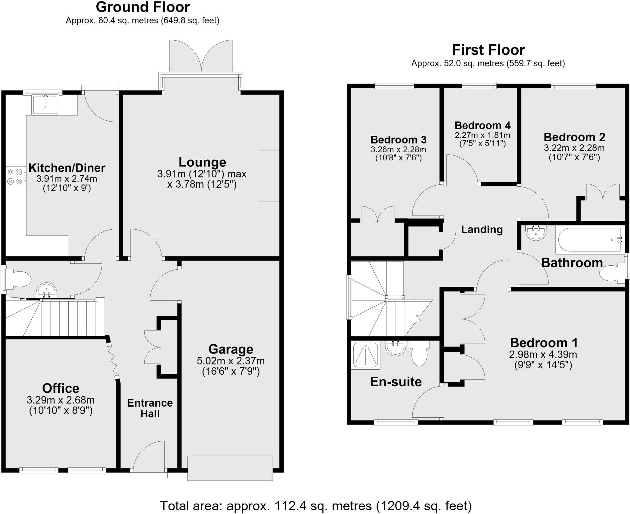 Warwick Close, Saxilby floorplan