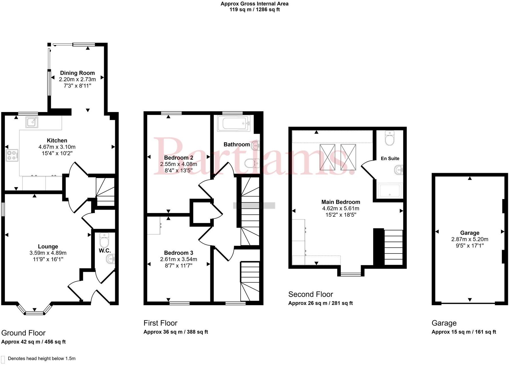 Larch Grove, Shifnal, TF11 floorplan