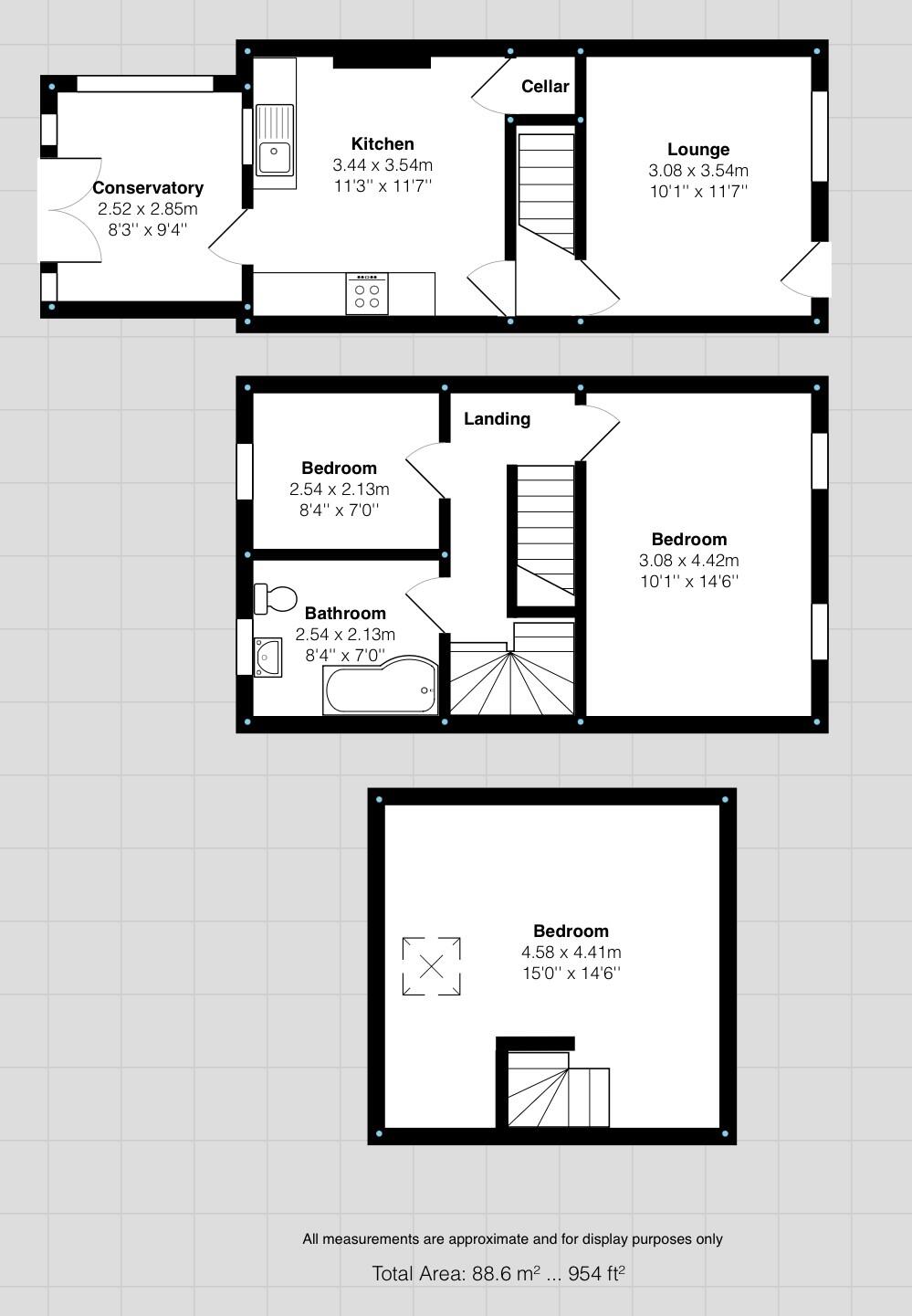 Cromwell Street, Mansfield, Nottinghamshire floorplan