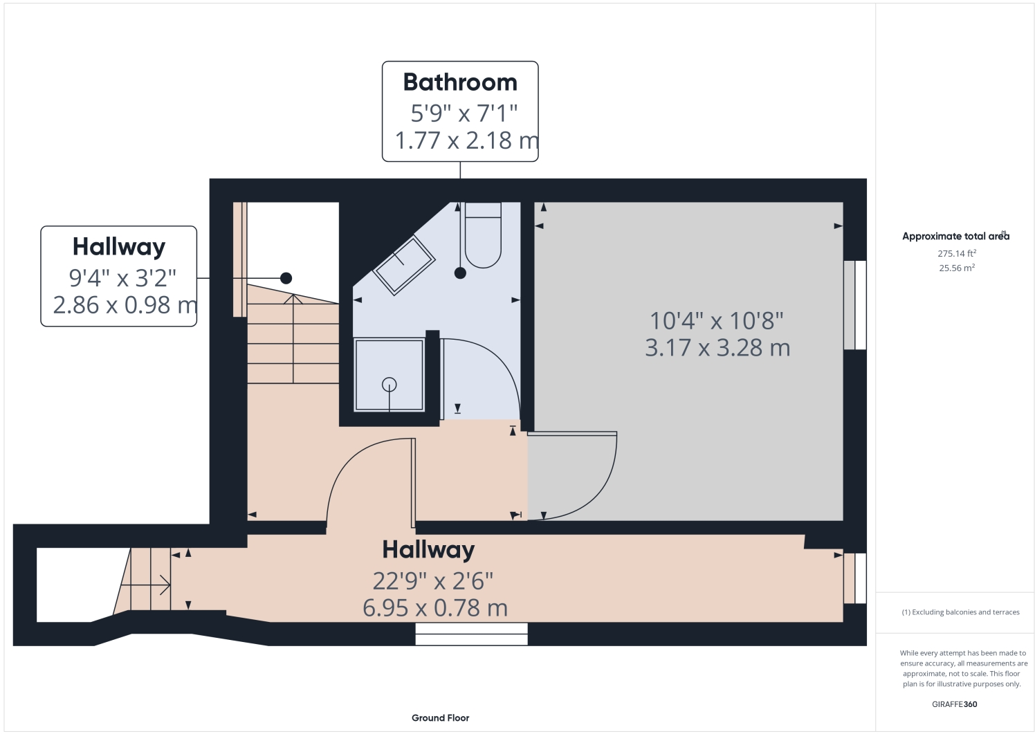 Fawkes Place, George Street, Stroud, Gloucestershire,, GL5 floorplan