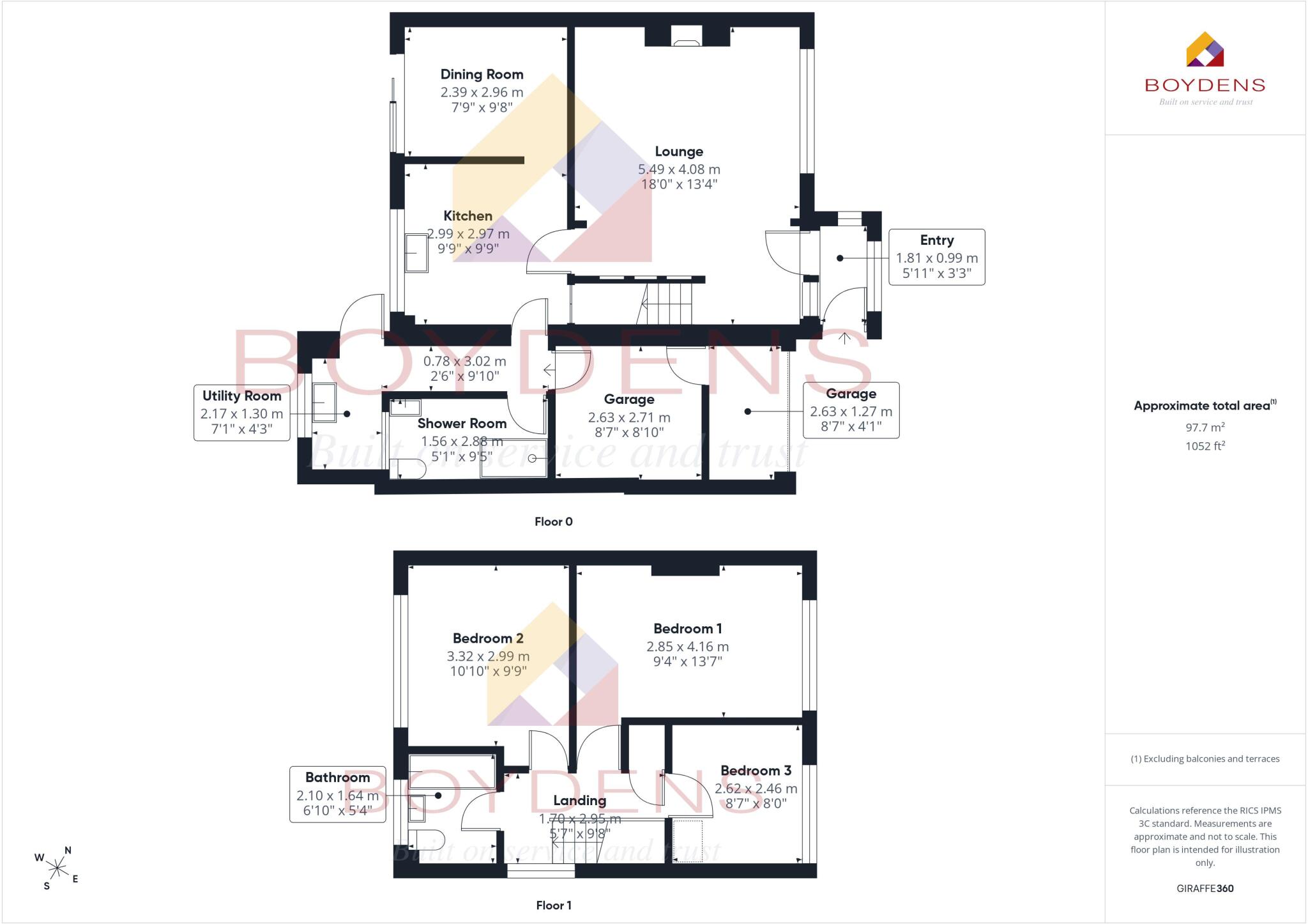 Marlowe Close, CM9 6DE floorplan