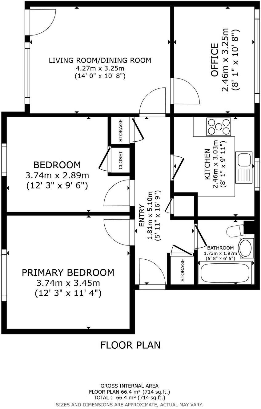 Nuffield Road, Headington, OX3 floorplan