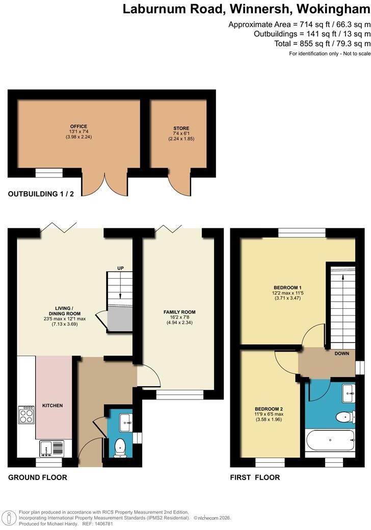 Laburnum Road Winnersh, Berkshire, RG41 5XL floorplan