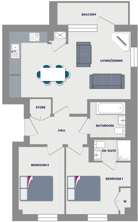 Richmond Park Terrace,
Glasgow,
Glasgow City,
G5 0GY floorplan
