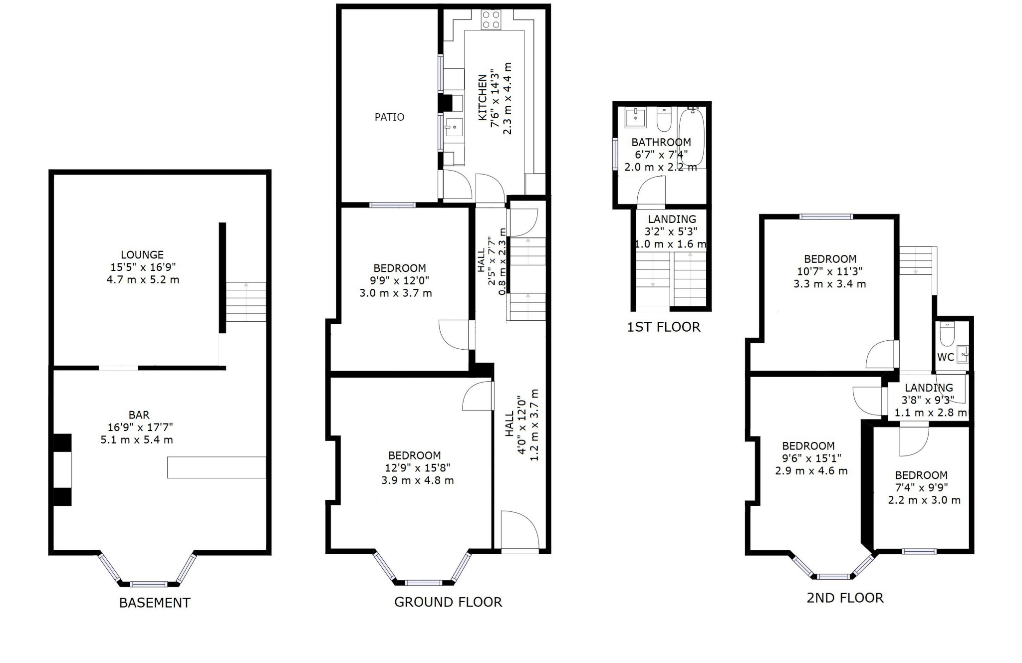 103 Clarendon Street, Leamington Spa floorplan
