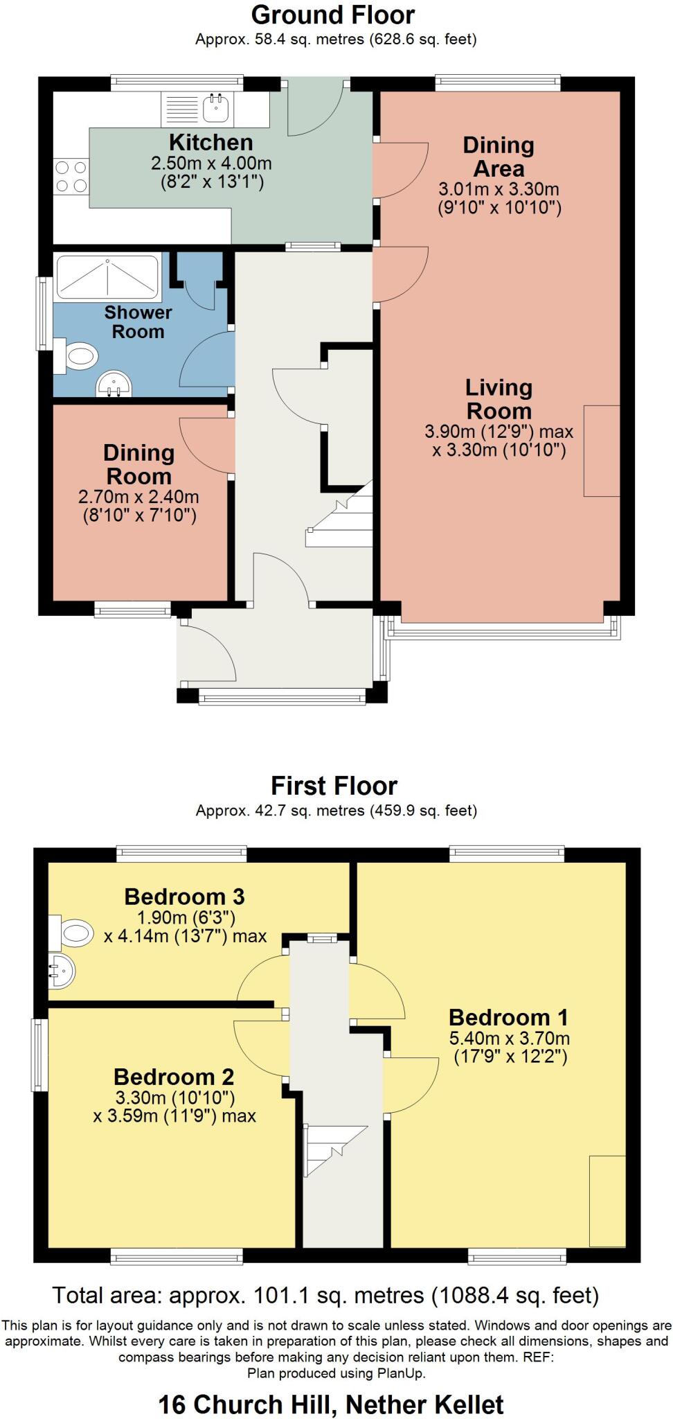 16 Church Hill, Nether Kellet, LA6 1ER floorplan