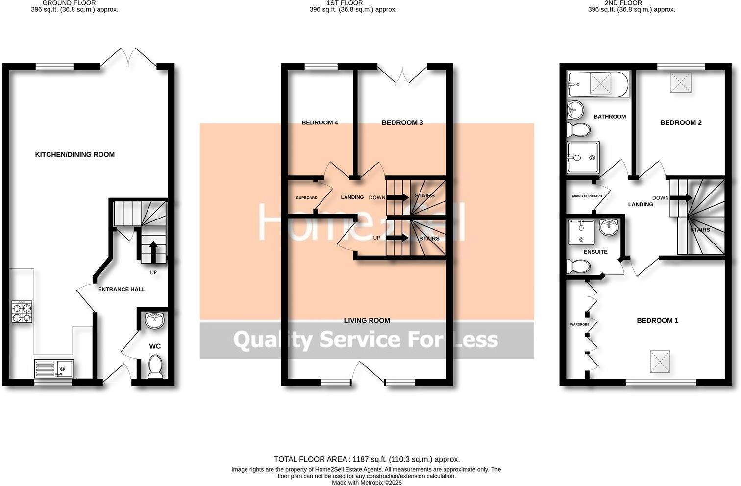 Leighton Way, Belper floorplan