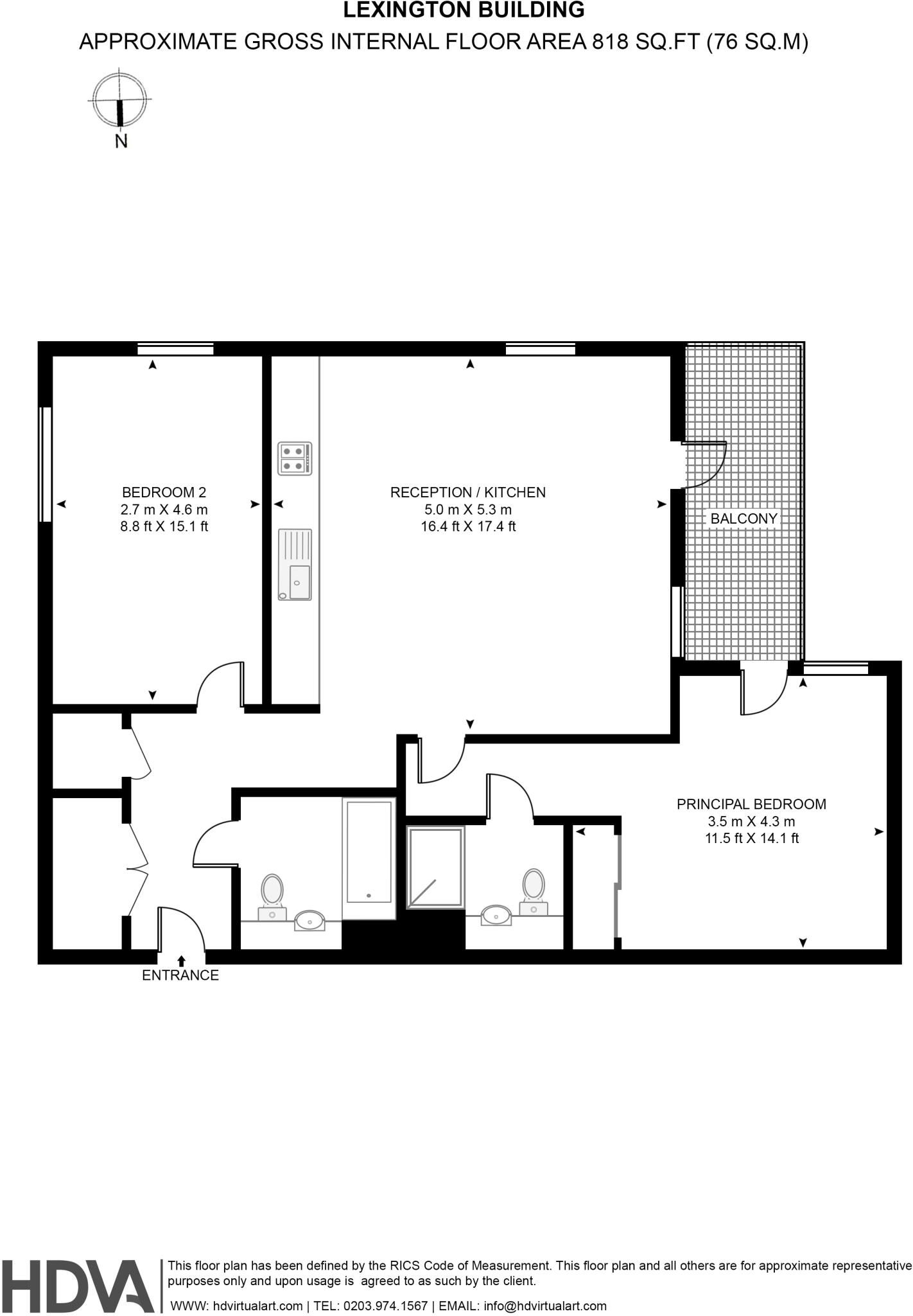 Ponton Road London SW11 floorplan