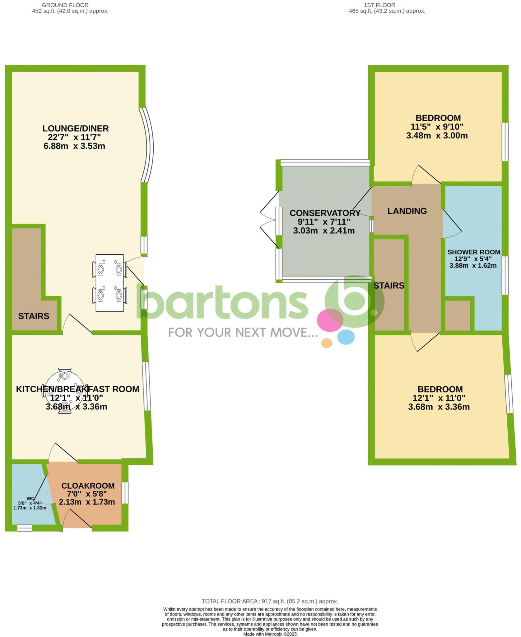 Hill Side, Whiston, S60 floorplan