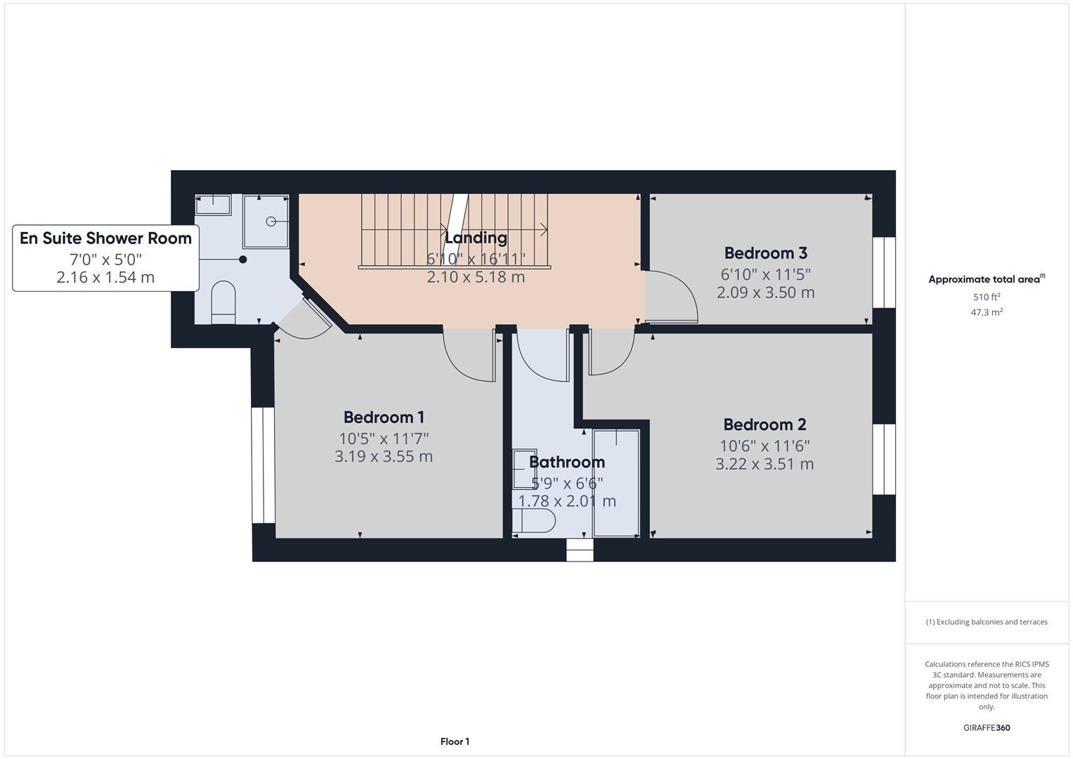 2, The Meadows, Dove Holes floorplan