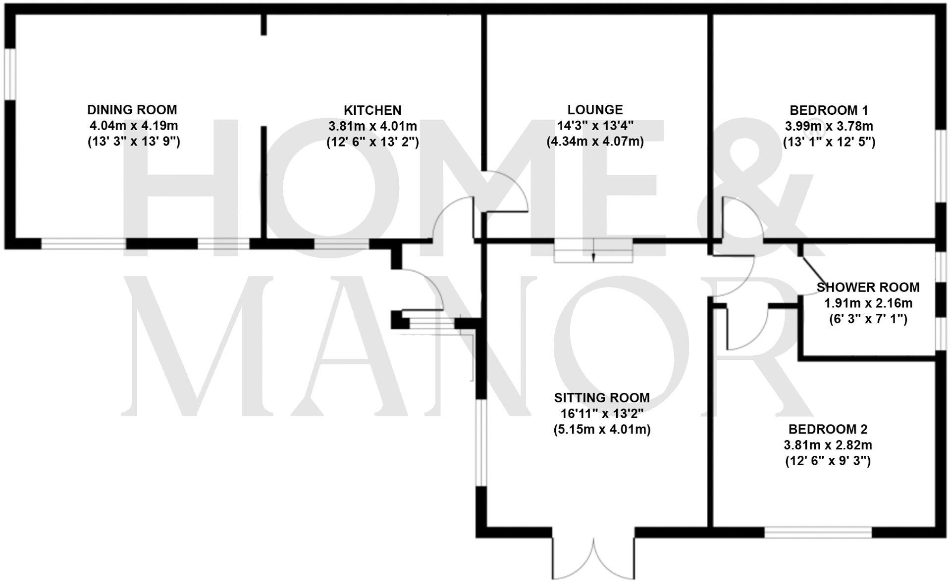 High Green, Lepton, HD8 floorplan