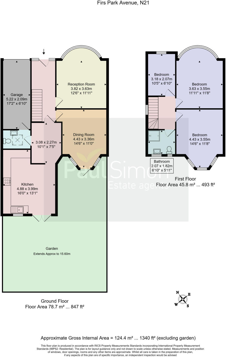 Firs Park Avenue, Winchmore Hill, N21 floorplan