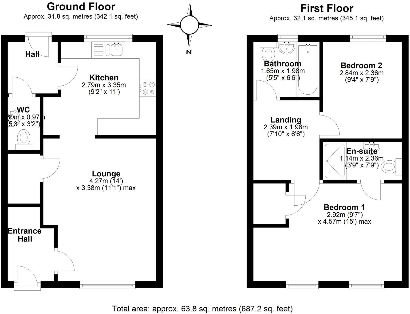 Dahlia Place, Billingham, TS23 floorplan