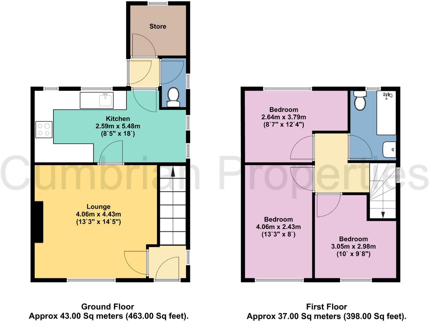 Lund Crescent, Currock, Carlisle floorplan