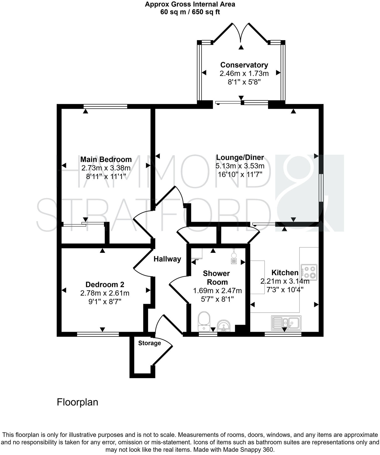 Rowan Gardens, Hethersett floorplan