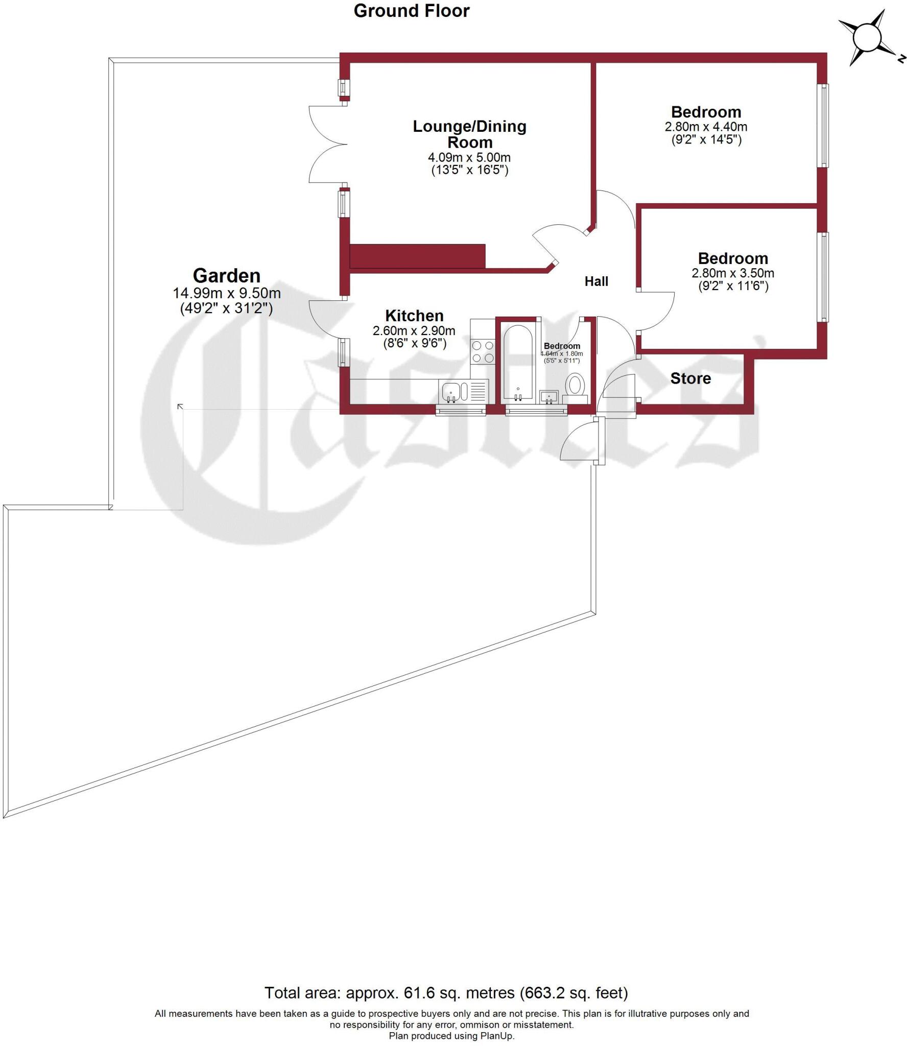 Downlands, Waltham Abbey floorplan