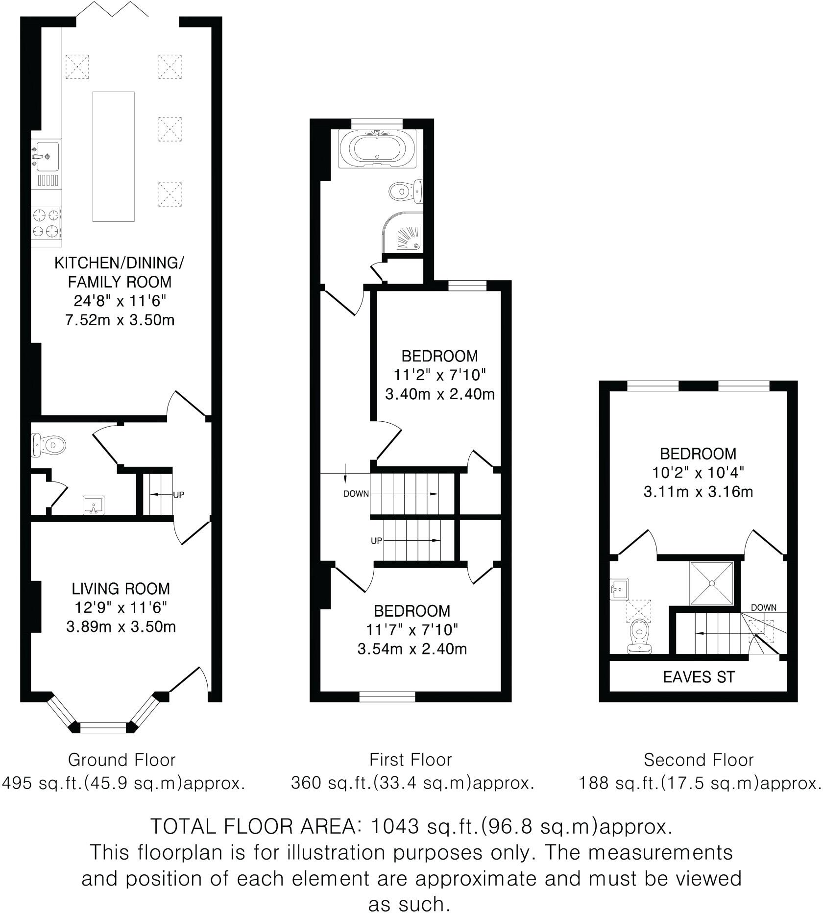 Ickleford Road, Hitchin, SG5 floorplan