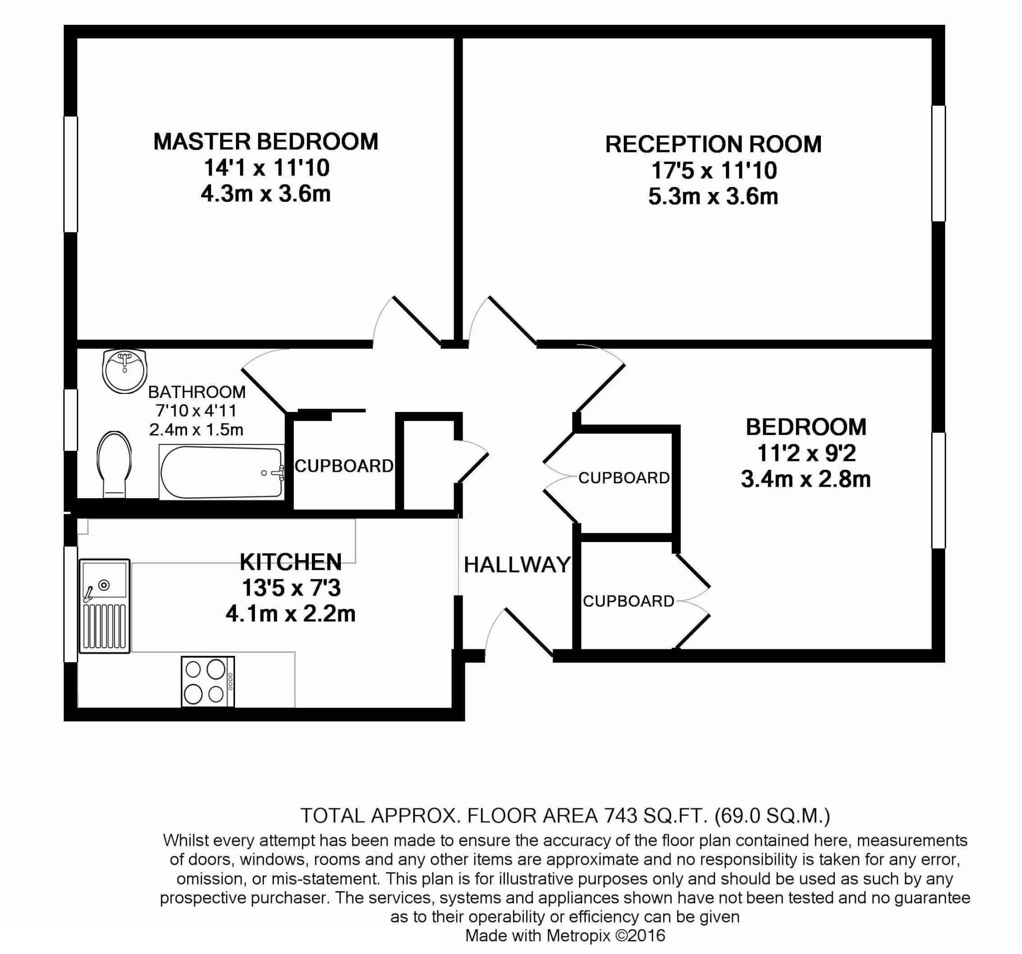 Withdean Rise, Brighton, BN1 6YG floorplan